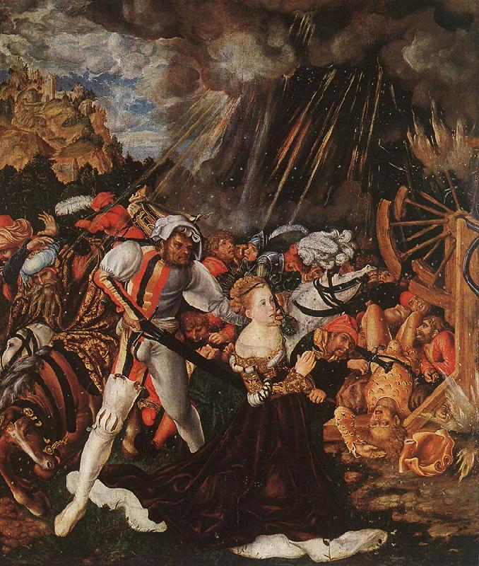 CRANACH, Lucas the Elder The Martyrdom of St Catherine gdf Sweden oil painting art